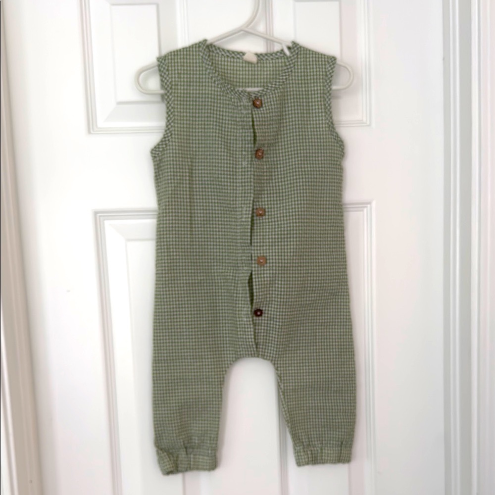 BABY Gingham romper